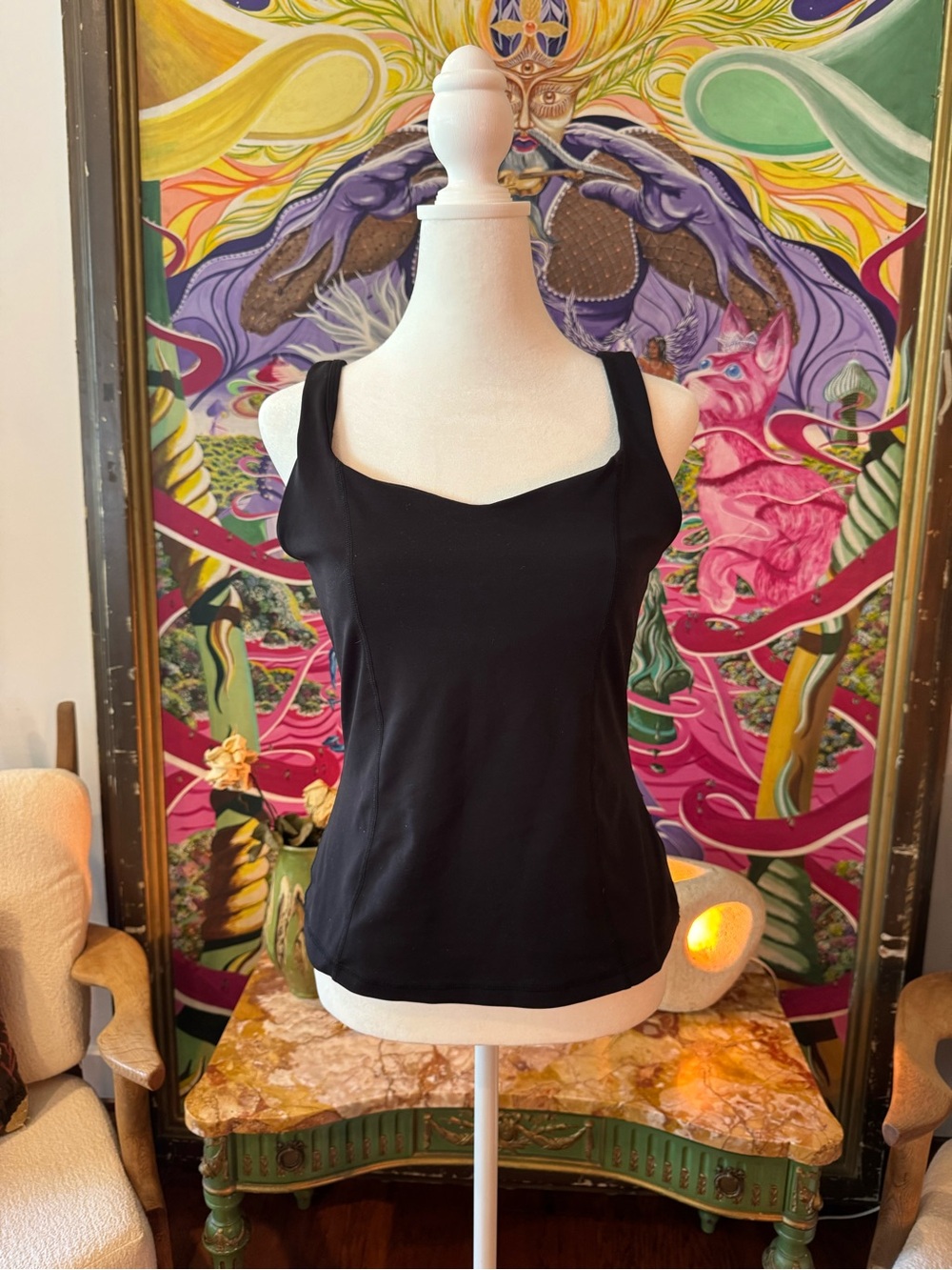 Carbon38 Square Neck Women’s Bra Tank Top